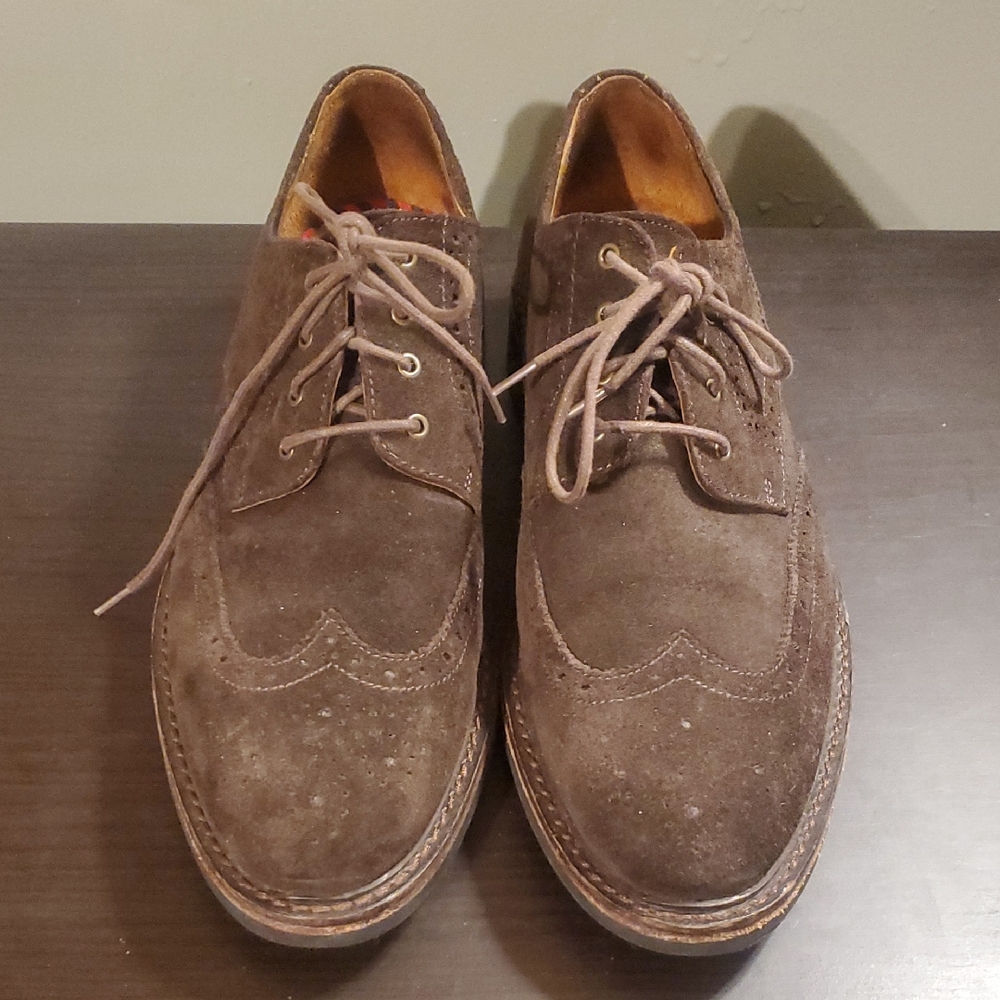 Polo Ralph Lauren Suede Brown Oxfords